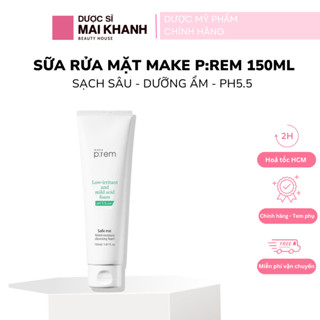 Sữa Rửa Mặt Make P:rem Safe Me Relief Moisture Cleansing Foam pH5.5 100ml