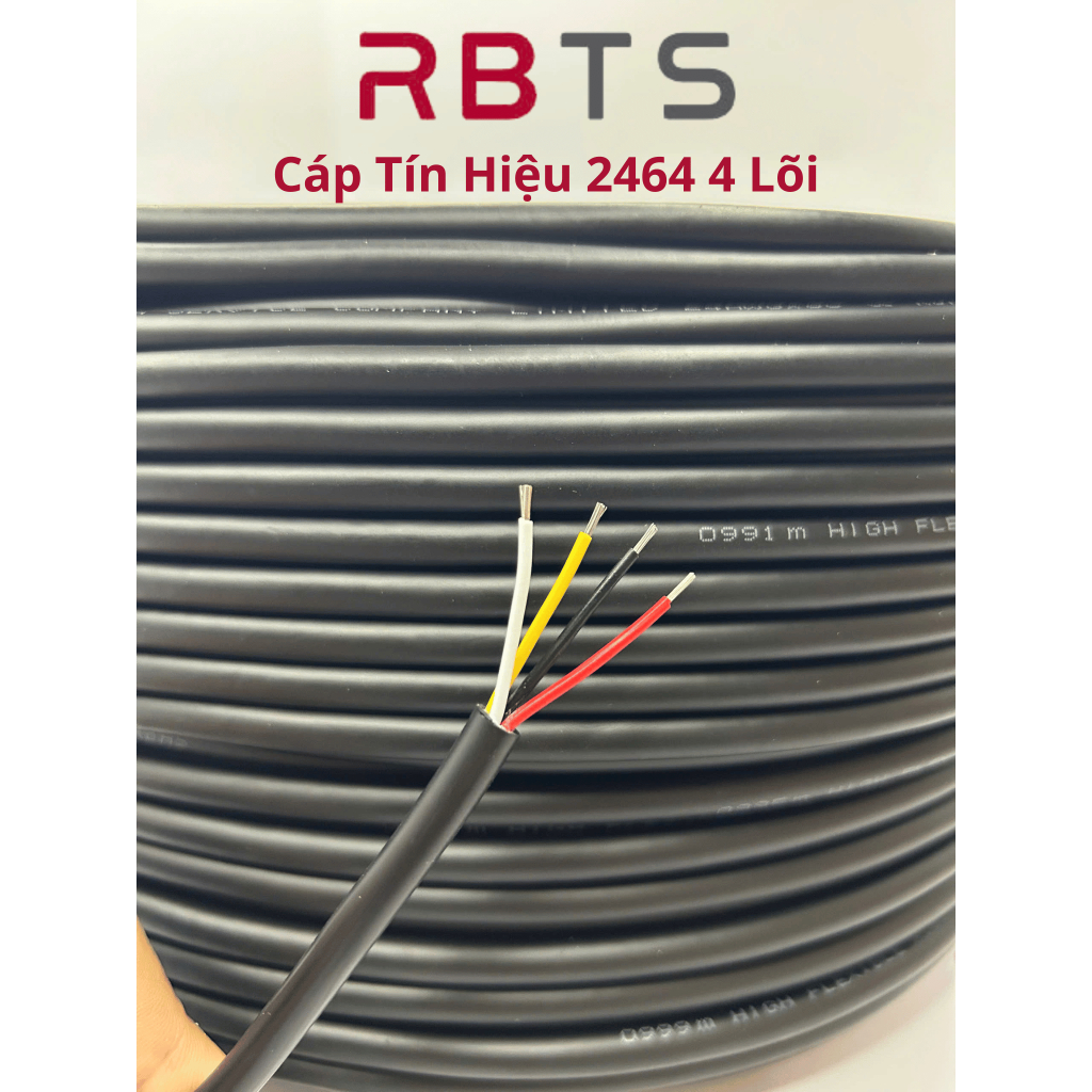 Dây cáp tín hiệu 4 lõi 2464, lõi 20AWG, 24AWG, 26AWG, 30AWG