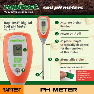Bút Đo PH Đất Rapitest Soil PH Meter Thiết Bị Đo PH Đất Trồng Cây