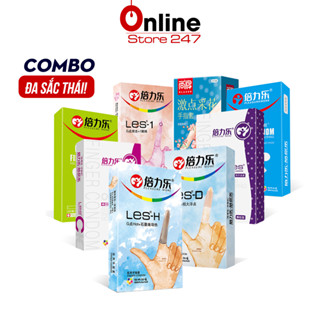 Combo Bao Cao Su Ngón Tay Pleasure More, Bcs Siêu Mỏng, Có Gai, Ôm Vừa Vặn, Nhiều Gel Bôi Trơn
