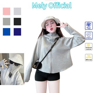 Áo Chống Nắng Cánh Dơi Cho Nữ Chống Nắng Chống Tia UV Mũ To Chất Umì Nỉ Co Giãn Mát Thấm Hút Mồ Hôi