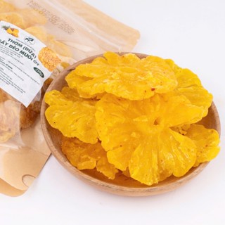  250GR Thơm  khóm  sấy dẻo ít đường. Có hồ sơ công bố xuất hóa đơn công ty đầy đủ 