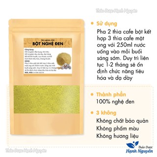Bột Nghệ Đen Nguyên Chất 500g (Có hút chân không)