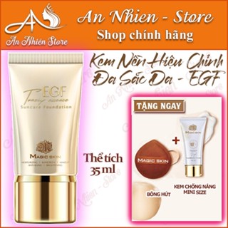  Kem Nền Che Khuyết Điểm Hiệu Chỉnh Đa Sắc Da - EGF - Magic Skin Sáng Mịn Tự Nhiên 