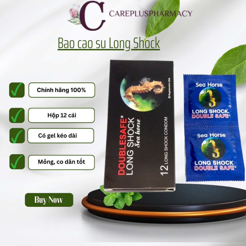 Bao cao su Long Shock_ BCS cá ngựa