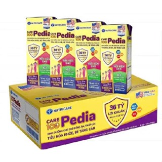 (HSD mới nhất - Mẫu Mới) Thùng 48 Hộp Sữa Nước Nutricare Care 100 Gold Pedia 110ml
