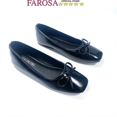 Giày búp bê nữ thời trang FAROSA -H58 giày hài da vân bóng cực êm chân