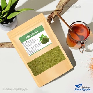 Bột bạc hà sấy lạnh 100g, nguyên chất, thơm, mịn - Thảo Dược Hạnh Nguyên