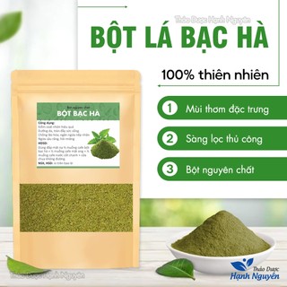 Bột bạc hà sấy lạnh 100g, nguyên chất, thơm, mịn - Thảo Dược Hạnh Nguyên