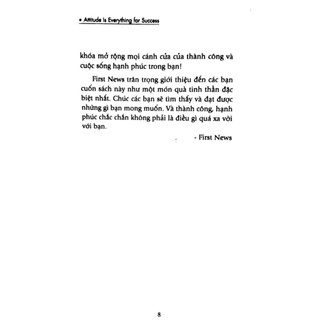 Sách - Thay thái độ, đổi cuộc đời 2 ( First News )