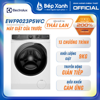 [FREESHIP HCM] Máy giặt Electrolux Inverter 9 kg EWF9023P5WC - Nhập Thái Lan