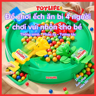 Đồ chơi ếch ăn bi 4 người chơi vui nhộn cho bé ếch ăn kẹo ếch ăn hạt đậu ếch nuốt bi thông minh cho trẻ TOYLIFE