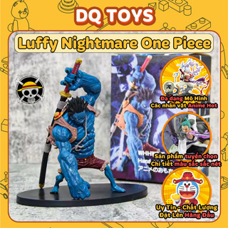 (Quà Tặng Sticker) Mô hình Luffy Nightmare One Piece Figure Anime PVC 18cm Trưng Bày & Sưu Tầm DQ TOYS