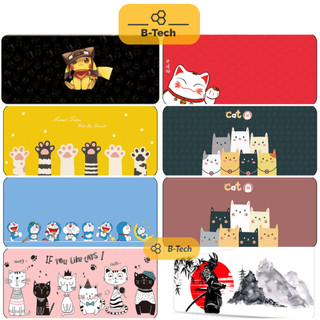 Lót chuột mouse pad cỡ lớn dài 60x30cm 80x30cm nhiều hình dễ thương, đẹp, dày, chống trượt, may viền B-Tech