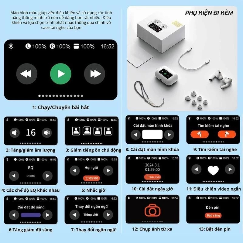 Tai Nghe Bluetooth A9 Pro Gaming phiên bản cao cấp, âm thanh tốt, độ trễ thấp, pin trâu 4-5h | BigBuy360 - bigbuy360.vn