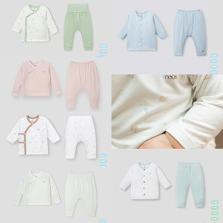 Nous New Bộ Quần Áo Dài tay Cho Bé Trai Bé Gái Từ Sơ Sinh Tới 12M Đáng Yêu Vải Mềm Mịn Nhiều Mẫu