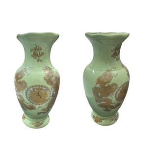Lọ lộc bình thờ men vàng kim sang trọng - Chợ Sứ Bát Tràng
