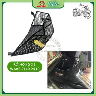 Rổ Hông Xe Wave S110 2010 Đựng Đồ Tiện Lợi, Giỏ Hông Xe Máy Thép Nhúng Nhựa Chắc Chắn Bền Bỉ