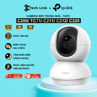 [Hỏa Tốc] Camera Wifi TP-Link Tapo C200/TC71/C211/C220/C202/C212/C222/C230 Full HD 2MP/3MP/5MP/2K QHD Quay Quét 360 độ