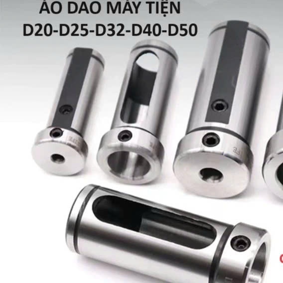 Áo dao D25 - Ống lót cán tiện D25 dùng cho máy tiện, máy phay