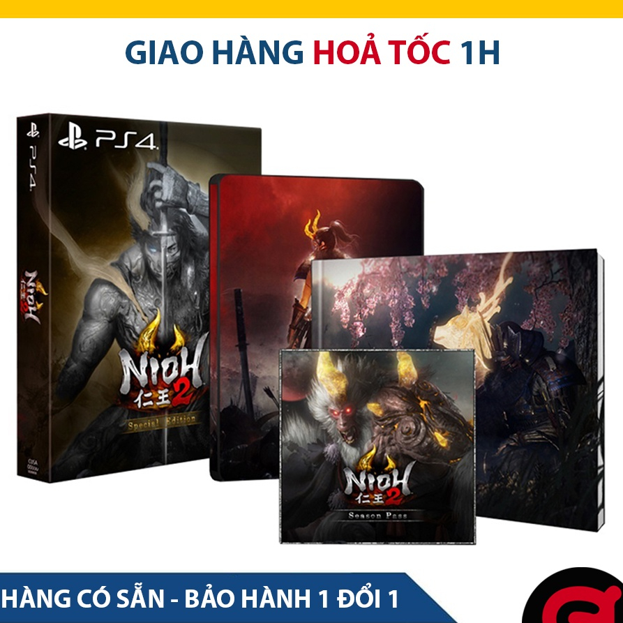 Đĩa Game PS4: NioH 2 Special Edition - hệ Asia