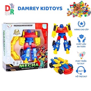 Đồ chơi trí tuệ đồ chơi lắp ráp hộp ráp robot biến hình xe hơi, xe tăng, máy bay