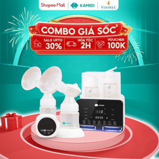 Combo Máy Hút Sữa Silicon Kamidi Max Và Máy Hâm Sữa Tiệt Trùng Bình Sữa Kamidi Heat 1