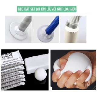   200G  Xi Măng Dẻo Dán Tường Trám Lỗ Điều Hòa Keo Xi Măng Trắng Bít Lỗ Tường  Đường ống Nước  Khe Rãnh 