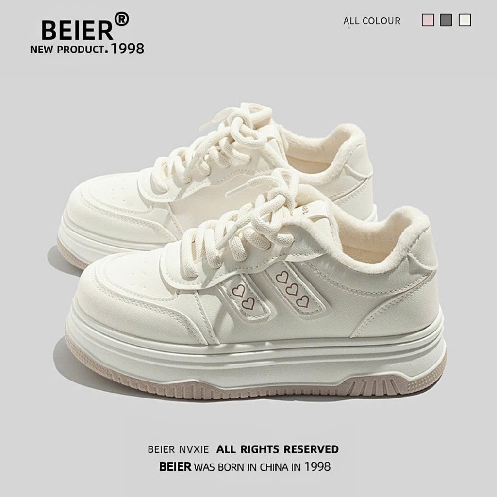  BEIER AUTH 100% Giày thể thao nữ beier giày sneaker beier ngôi sao xinh đẹp 2903 