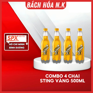 Sting Vàng 500ml - Sting 500 - [1 Chai/Combo 4 Chai]