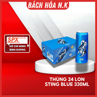 Sting Xanh Dương - Sting Blue Charge - Thùng 24 lon x 330mL