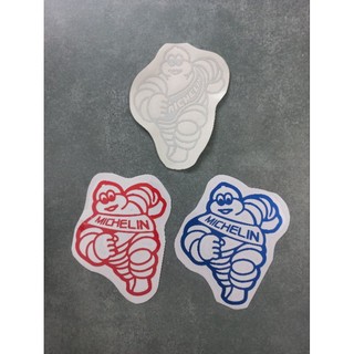 Tem Michelin phản quang 10x8.5cm có sẵn keo dán