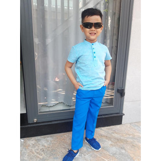 Rập giấy A0 áo sơ mi bé trai mã B06