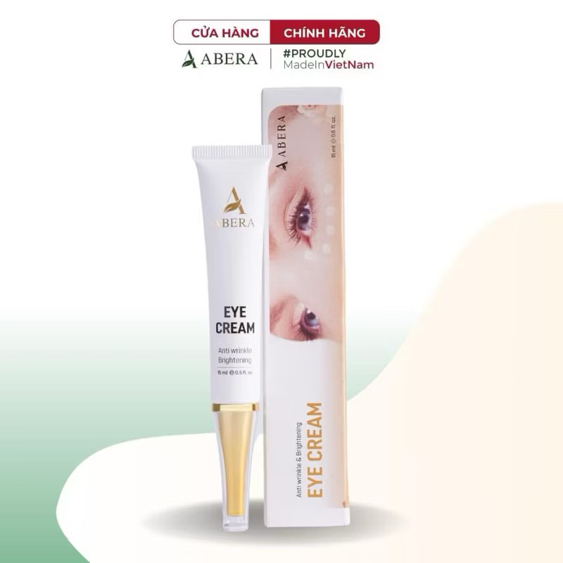 Kem Mờ Thâm Mắt Abera, Giúp Giảm Thâm Mắt, Bọng mắt, Nếp Nhăn Vùng Mắt - còn 10ml đã qua sử dụng khô