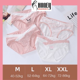 COMBO 4 Quần Bầu Đồ Lót Bầu Quần Lót Bầu Cạp Chéo Đủ Size 40 - 85kg HN1801 Honey Mommy Quần Chip Bầu Cạp Chéo