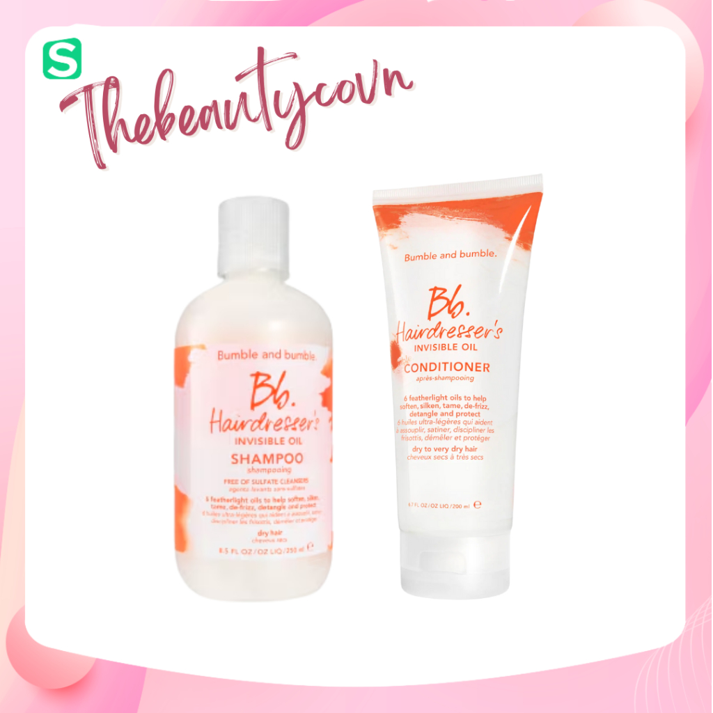 (Bill US) Set dầu gội và dầu xả Bumble & Bumble Hairdresser's Invisible Oil 250ml