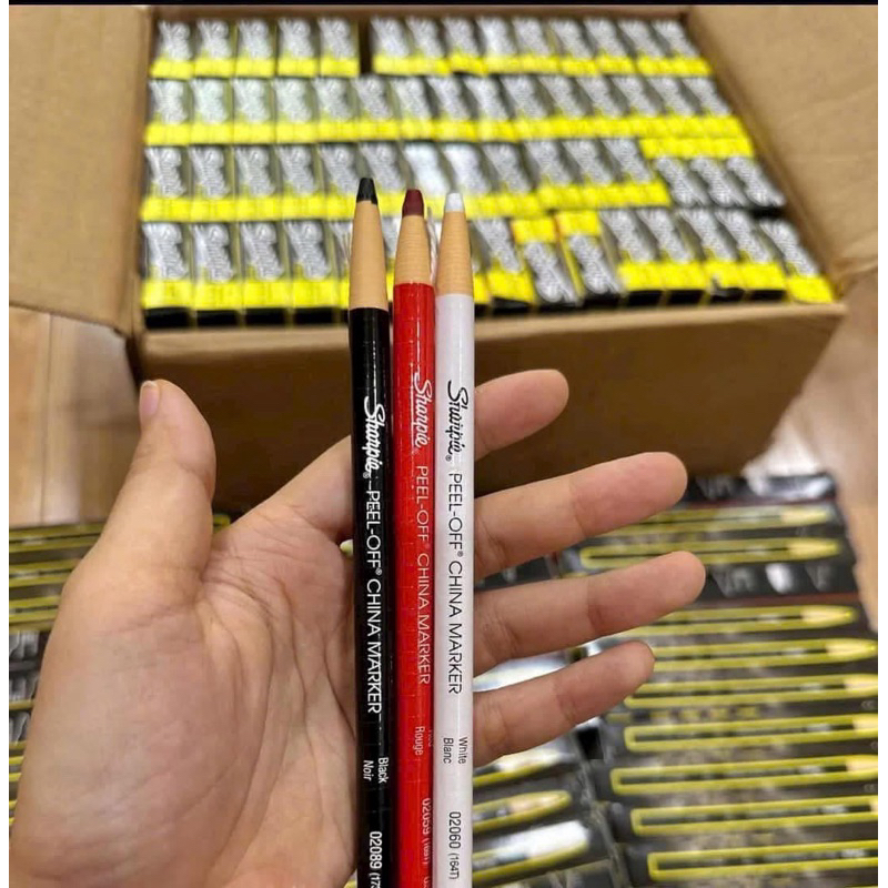 Chì đá cacbon Sharpie kẻ chân mày, kẻ môi dạng xé siêu nét, đầu chì siêu cứng