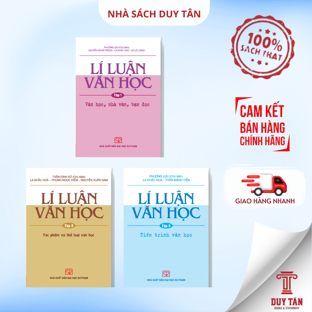  Sách - Bộ sách Lí luận văn học  3 tập  - NXB Đại học Sư Phạm 