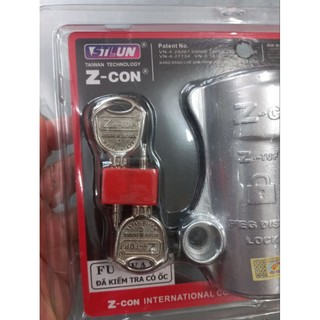 Khoá đĩa trước Zcon xe Fu -Wave, khóa chống trộm gắn phuộc trước