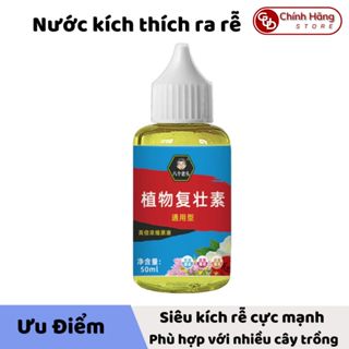  Thuốc kích rễ cây kích thích ra rễ cực mạnh nước kích thích mọc rễ phục hồi cây yếu giúp cây tăng trưởng 50ml - KR01 
