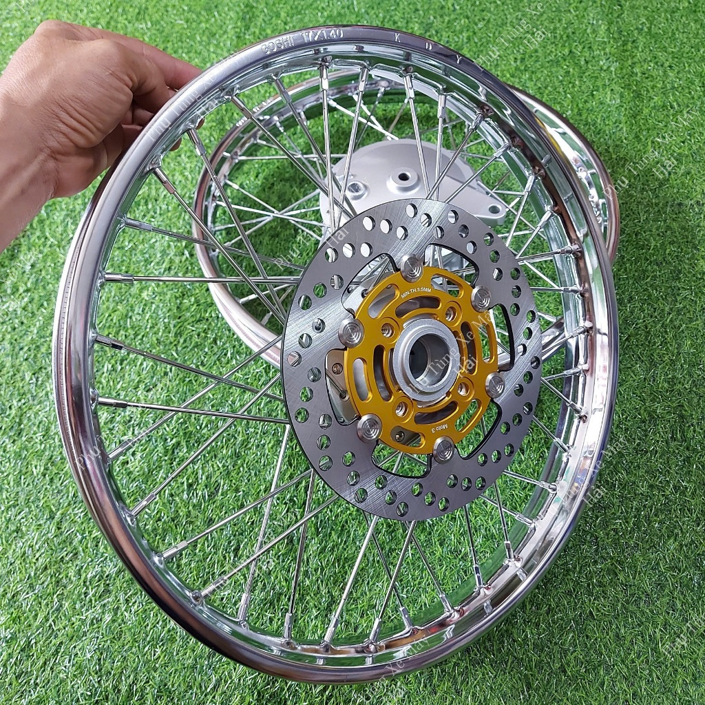 Bánh Căm YAMAHA SIRIUS JUPITER Đùm YA Bạc Căm Mạ CROM YAGUSO Niềng Sắt GOSHI HTH126 MSPX 75