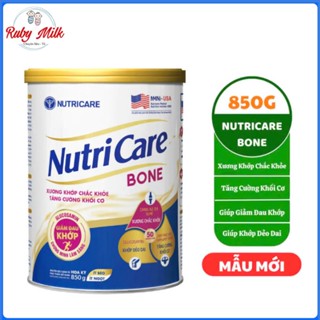 Sữa Bột Nutricare Bone Lon 850g - Giúp Xương Chắc Khỏe Khớp Dẻo Dai Tăng Cường Khối Cơ