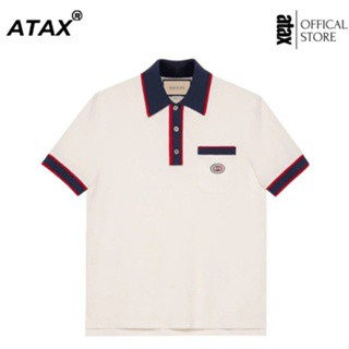 Áo polo GC Interloking phối cổ nam nữ cao cấp Áo polo GC Interlocking phối túi nam nữ mới nhất