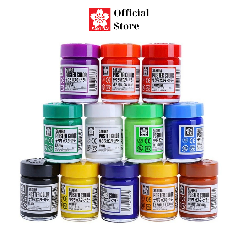 Màu vẽ Sakura Poster Color 30ml