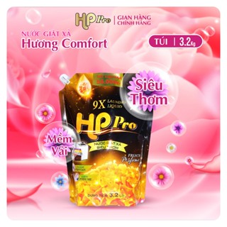 Túi Nước Giặt Xả Siêu Thơm HP Pro - Làm Mềm Vải và Lưu Hương Lâu - Hương Comfort 3,2kg