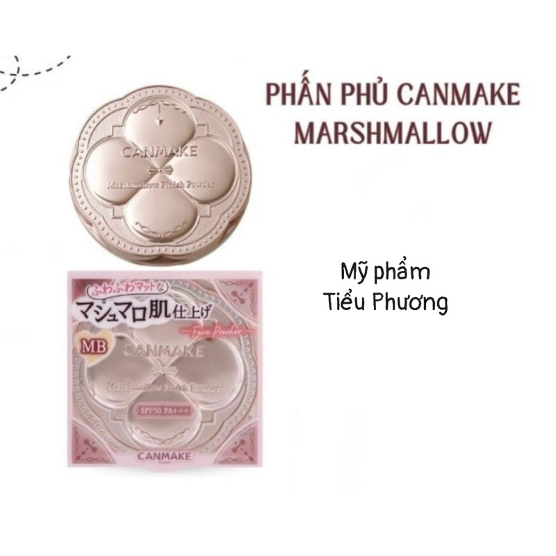 Phấn phủ nén siêu mịn Canmake Nhật Bản