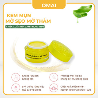 Kem Omai Mụn, Mờ Thâm, Mờ Sẹo, Skincare Da Trắng Hồng Chiếc Xuất Thiên Nhiên Nhật Bản Kem Face Ngày Đêm Trắng Da