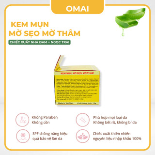 Kem Omai Mụn, Mờ Thâm, Mờ Sẹo, Skincare Da Trắng Hồng Chiếc Xuất Thiên Nhiên Nhật Bản Kem Face Ngày Đêm Trắng Da