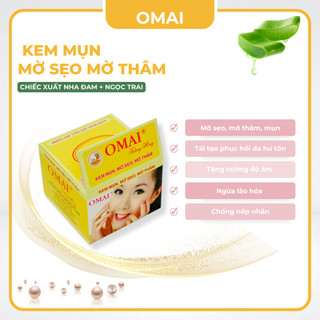 Kem Omai Mụn, Mờ Thâm, Mờ Sẹo, Skincare Da Trắng Hồng Chiếc Xuất Thiên Nhiên Nhật Bản Kem Face Ngày Đêm Trắng Da