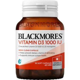 [Mẫu Mới] Viên Uống Vitamin D3 Blackmores 1000IU 60/200 Viên - Giúp Hấp Thụ Bổ Sung Canxi, Xương Chắc Khoẻ